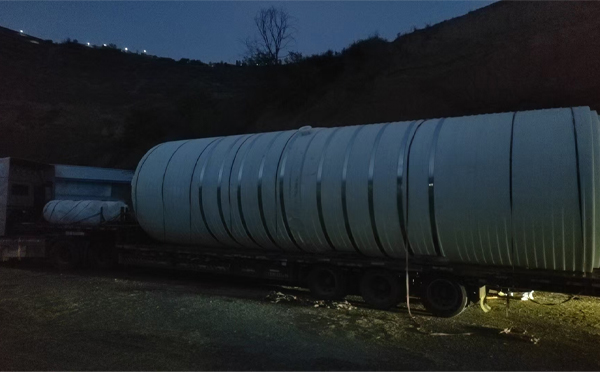 庄浪圆桶运输途中